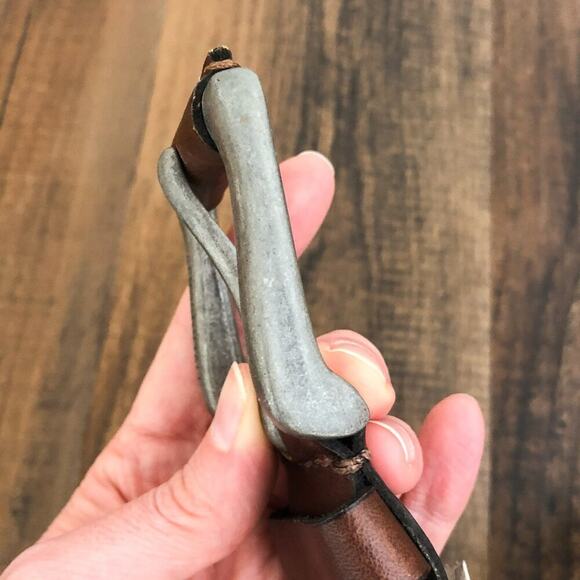 Aeropostale Y2K Woven Leather Belt Rugged Thick Durable Mens Size Medium Brown - Picture 10 of 16